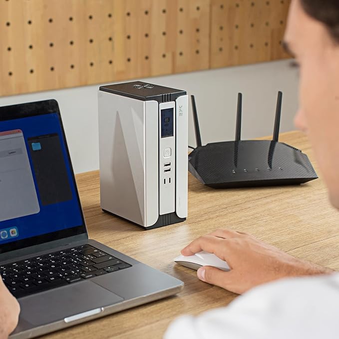 SKE Mini UPS 30000mAh Battery Backup & Surge Protector Uninterruptible Power - Image 5