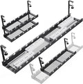 WIGAKDRU 31Inch Extendable Under Desk Cable Management Tray Multi-Model Metal by Unknown