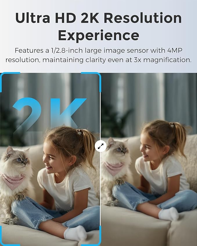 Devo CCAZ10 Security Camera 2K | Indoor|Pet Camera & Baby Monitor | 2-Way Audio - Image 3