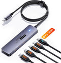 USB C Hub 10Gbps, QUUGE 5-in-1 USB Splitter by QUUGE