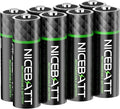 NICEBATT Rechargeable aa Batteries 2800mAh, Premium NiMH Double A Battery Low by Unknown