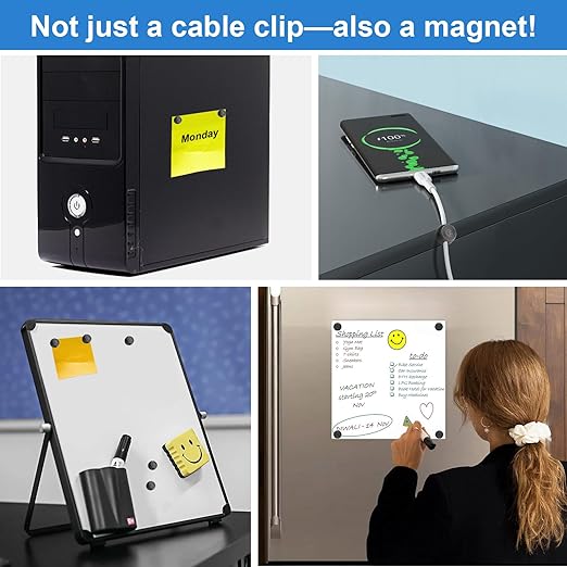 Wanheart Magnetic Cord Holders, Cable Organizer - Image 3
