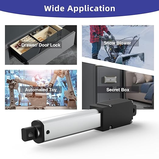 3 Inch 4.5lbs Mini Stroke 12V 4.5lbs Electric Linear Actuator 1.2"/sec Linear - Image 3