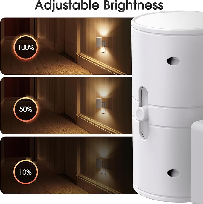 Briignite Night Lights Plug into Wall, Modern LED Night Light Plug in, Dusk to - Image 3