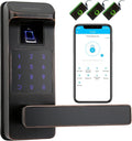 Harfo Smart Door Lock, Heavy Duty 5 in 1 Keyless Entry Door Lock, Full App by HARFO