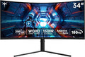 KTC 34 Inch UWQHD Curved Gaming Monitor, 3440x1440 Ultrawide PC Monitor 1500R by KTC