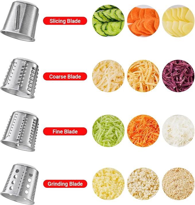 AMZCHEF Slicer Shredder Accessories and Attachments - Image 4