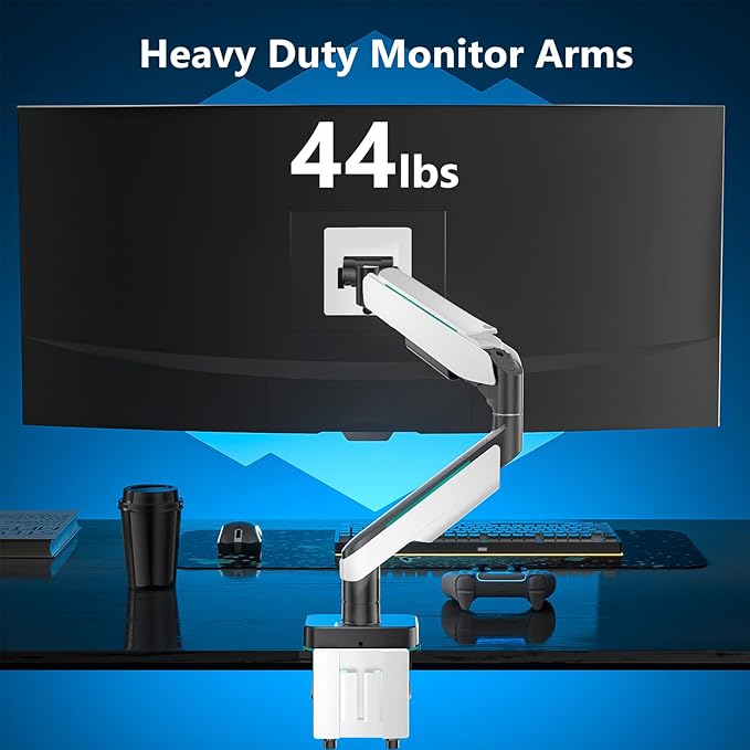 WALI Heavy Duty Monitor Arm, Monitor Stand - Image 3