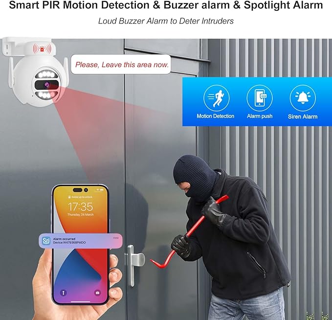 8CH Plug&Play Wireless Cameras for Home Security, 4x1920P 5MP IP67 IR&Full - Image 4