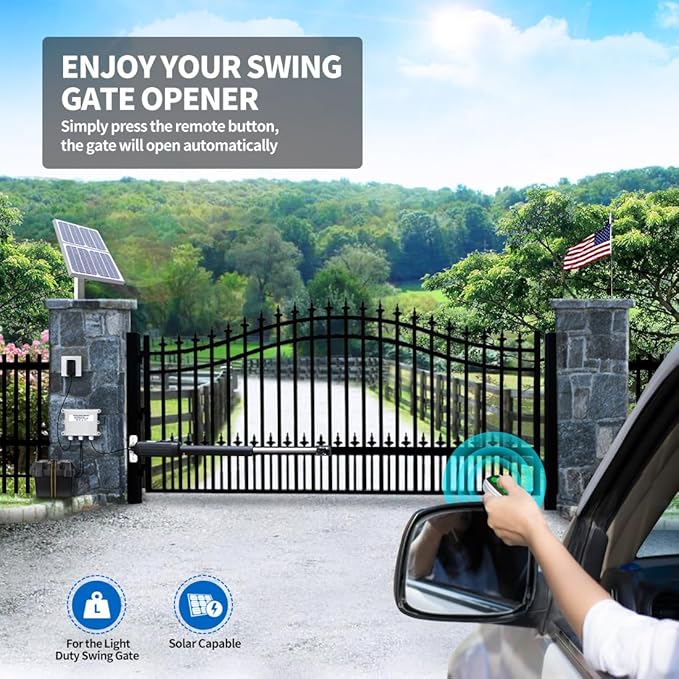 TOPENS A3S Automatic Solar Gate Opener - Image 2