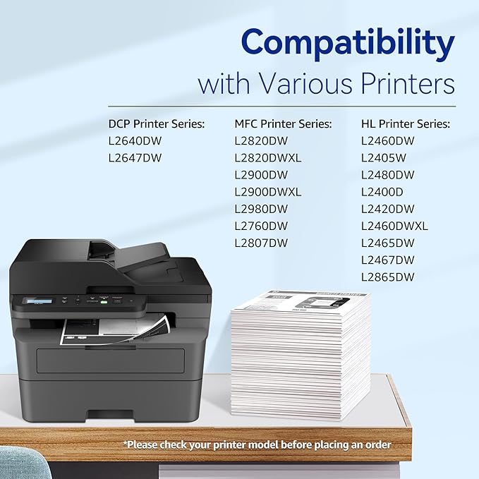Valinkso TN830XL Toner Cartridge and DR830 Drum Unit Compatible - Image 3