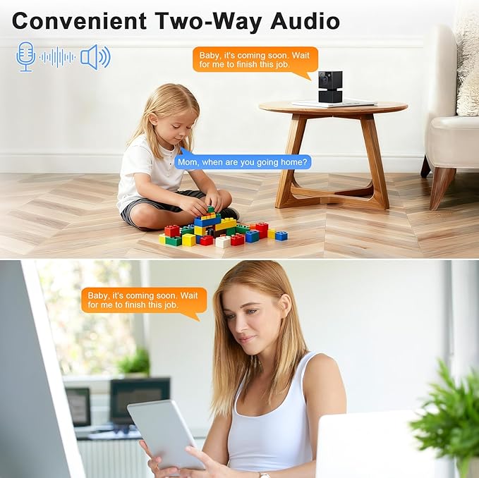 Jqimn 2K Security Camera Indoor - 5G&2.4G WiFi Cameras - Image 4