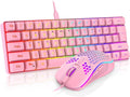 RedThunder 60% Gaming Keyboard and Mouse Combo, Ultra-Compact 61 Keys RGB by RedThunder
