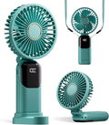 GOCKERA Portable Fan, 4200mAh Battery Operated Fan, 5 Speeds&Digital Display by GOCKERA