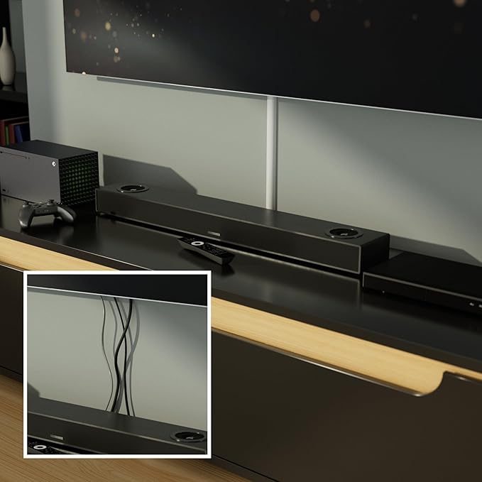 D-Line 31.4in TV Cord Hider, Patented Half Round Cable Cover, Hide Wall Mount - Image 5