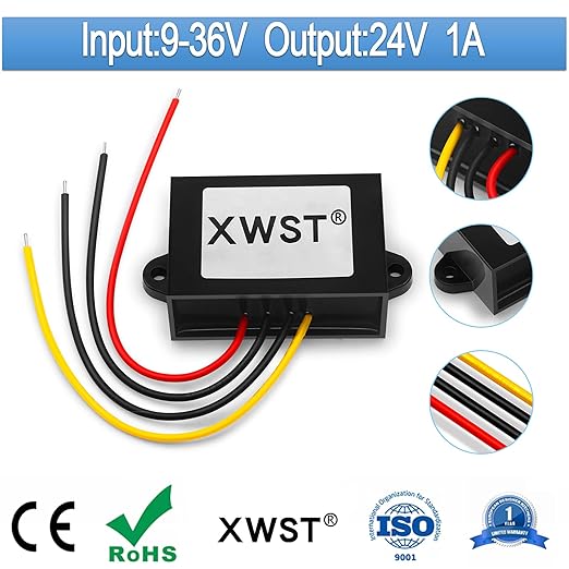 DC DC Stabilizer 9V-36V to 24V Boost Buck Converter Power Supply 1A 24W - Image 2