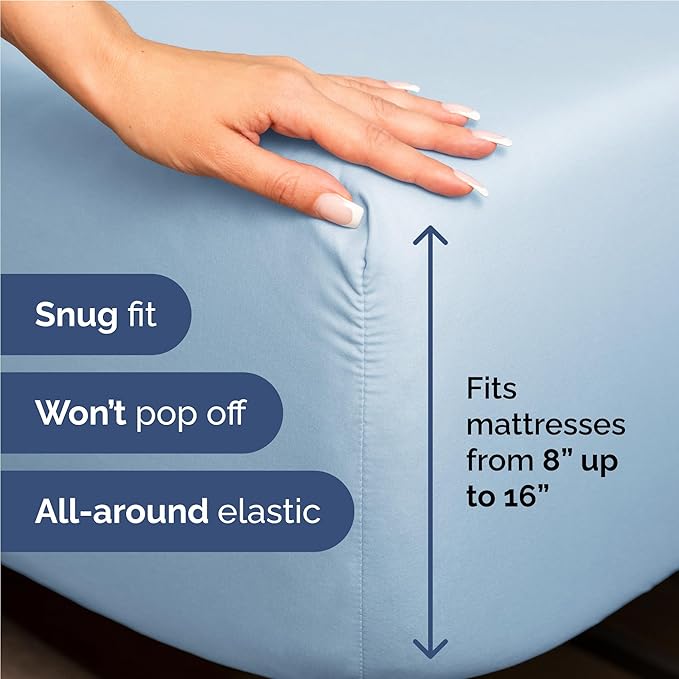 Twin XL Size 3 Piece Sheet Set - Image 3