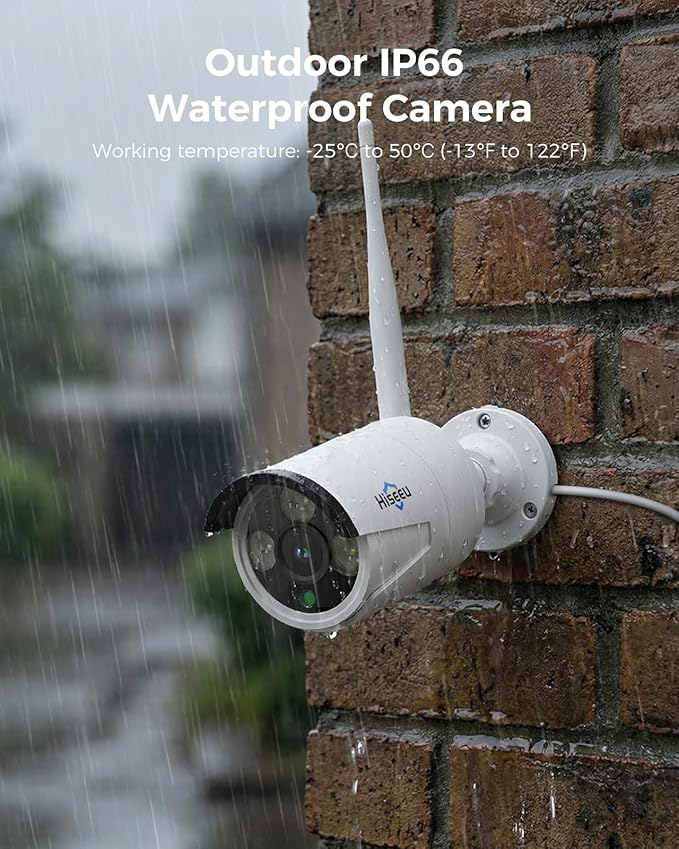 Hiseeu 4K Home Security Camera System, 24/7 Recording, 16CH NVR Kit, Corded - Image 8