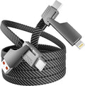 4 in 1 Charging Cable Fast Charging 65W, USB C Cable 4-in-1 USB Multi Charging by IDISON