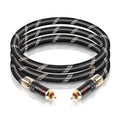 SKW Audiophiles Subwoofer Lock RCA Cable RCA to RCA Multiple Shield by SKW