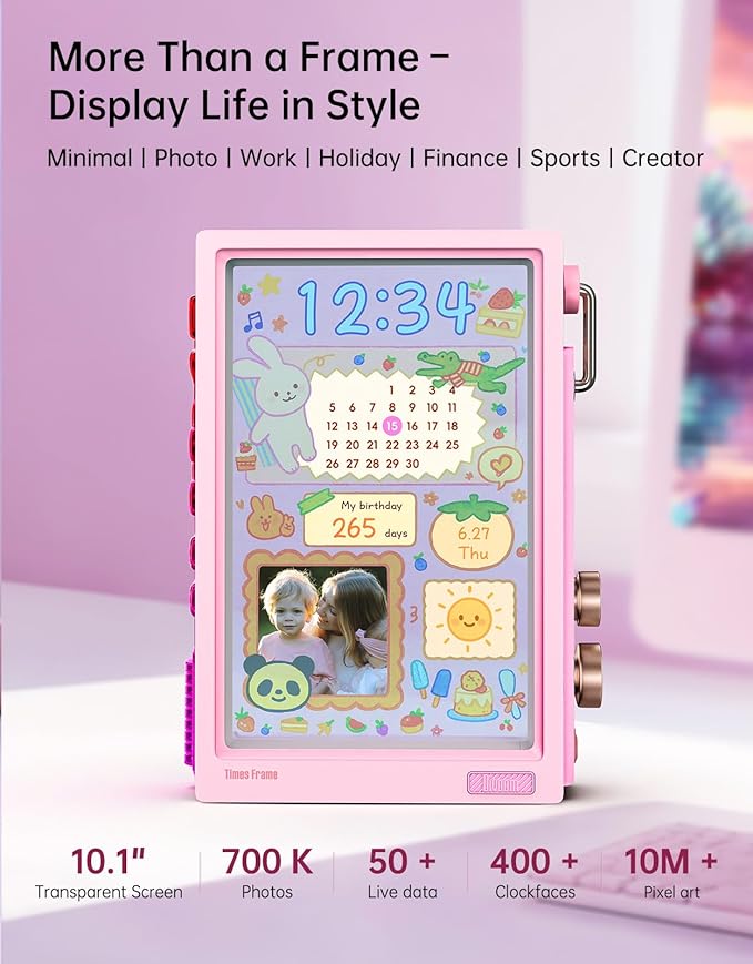 Divoom Times Frame-10.1" WiFi Digital Picture Frame - Image 2