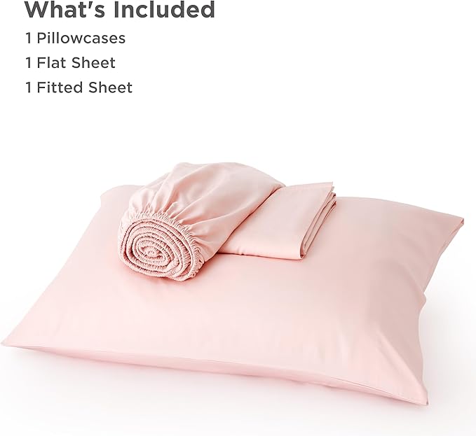 Bedsure Cooling Sheets Twin, Rayon Derived from Bamboo, Breathable & Soft Twin - Image 5