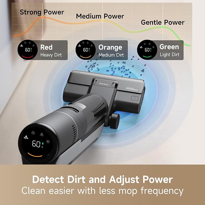 DREAME H12S Cordless Vacuum Mop, Vacuum and Mop at The Same Time, Wet Dry Vacuum - Image 2