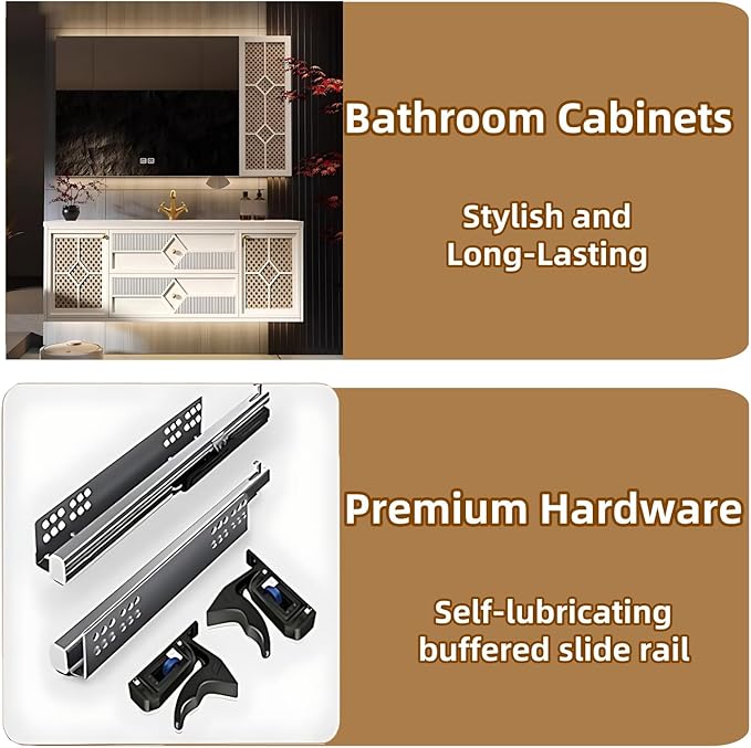 72IN Luxury Floating Bathroom Vanity - Image 4