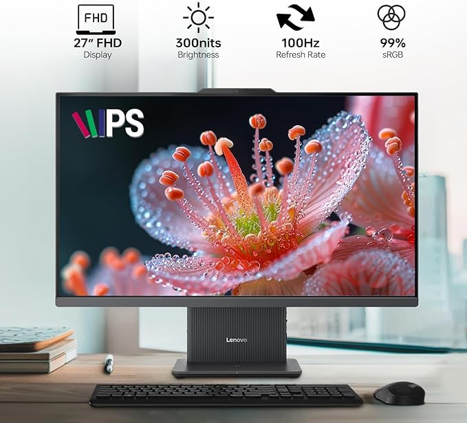 Lenovo IdeaCentre Business All-in-One PC, AMD Ryzen 7 8845HS, 32GB DDR5 RAM - Image 5
