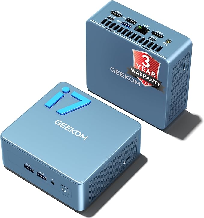 GEEKOM Mini PC IT13 with Intel i7-13700H, 32GB RAM/1TB SSD, Windows 11 Pro by GEEKOM