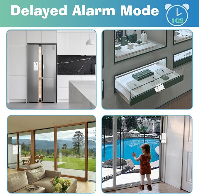 HENDUN Updated Door Alarm for Home Security, Pool Alarm for Kids Safety - Image 3
