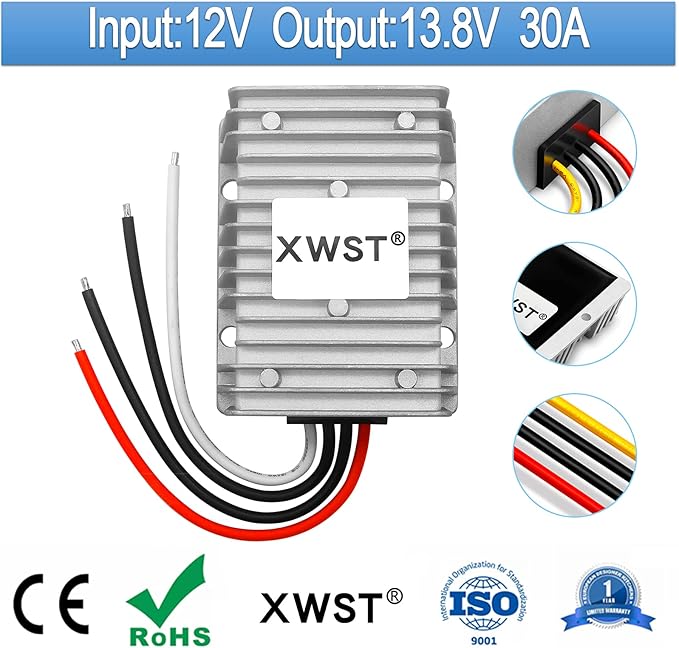 DC DC 12V to 13.8V 30A Step-up Module, Boost Converter 9V-13V to 13.8V Voltage - Image 2