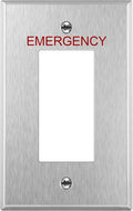 ENERLITES Decorator Switch or Outlet Metal Wall Plate by Enerlites