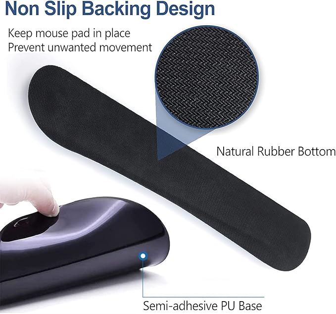 Mouse Pad Wrist Support and Keyboard Wrist Rest Set - Image 5