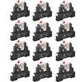 UL Listed 12Pcs 8Amp Mini Relay Switch DPDT by ZJWZJH