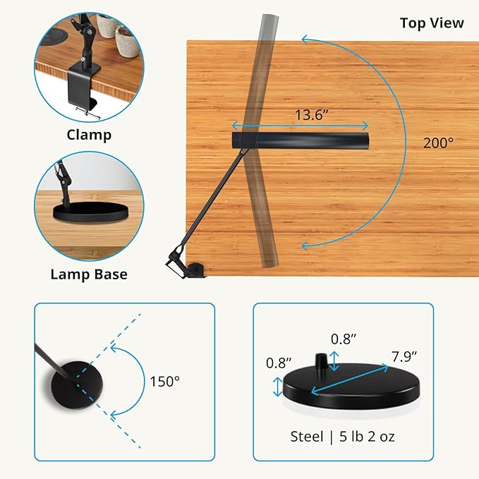 UPLIFTDESK E7 LED Desk Lamp - Image 5