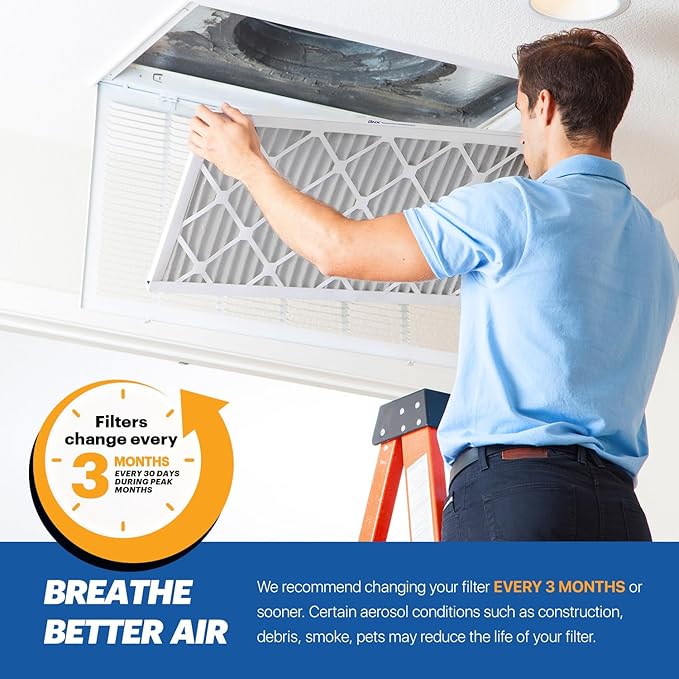 BNX TruFilter 14x20x1 MERV 10 AC Furnace Air Filter - Image 6