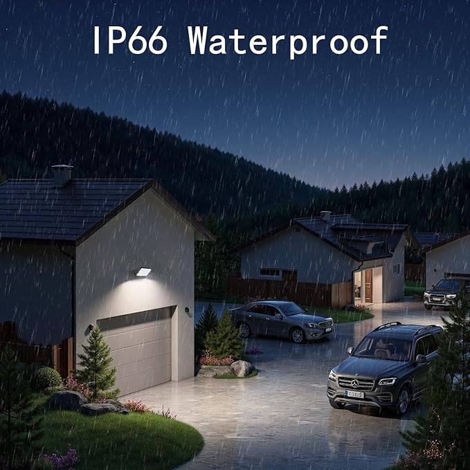 WISELUME 60W LED Outdoor Wall Light – 360° Rotatable, Motion Sensor & Color - Image 5
