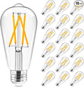 Hizashi Vintage LED Edison Bulb Dimmable, 6W Equivalent 60W, E26 Base Light by HIZASHI