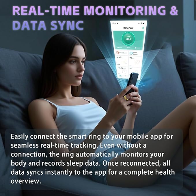Activity Tracker Ring for Men Women – Smart Health Ring - Image 5
