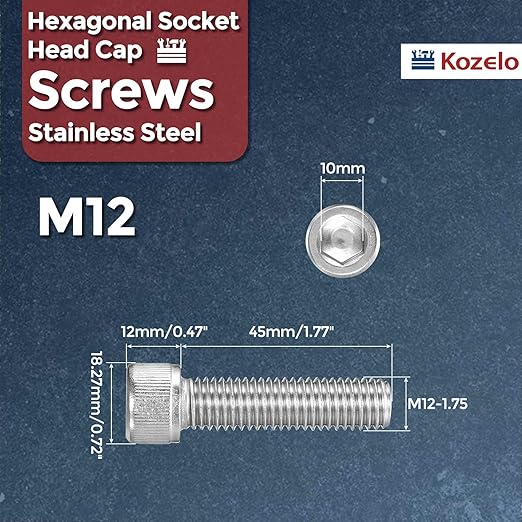 Kozelo 4pcs Socket Head Cap Screws - Image 2