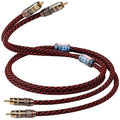 TODN RCA Stereo Cable Audiophile HiFi Interconnect Shielded RCA Cables by TODNAudio