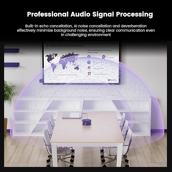 Nearity A21S Zoom Certified Conference Speaker and Microphone, Speakerphone w/8 - Image 5