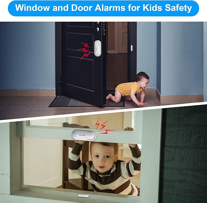 SanJie Adjustable Volume Door Alarm Sensor - Image 3