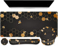iCasso Desk Mat, Gaming Mouse Pad Wrist Support Set, 4in1 XXL Large Mousepad + by iCasso