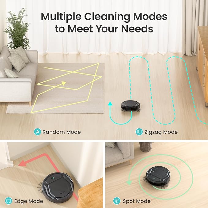 Lefant M210 Pro Robot Vacuum, 4000Pa Suction, 200 Mins Runtime, Ultra-Slim - Image 3