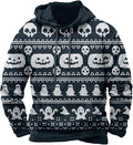 Halloween Hoodie Men Graphic Pumpkin Ghost Printed Sweatshirt Casual Trendy by Spatofa