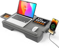 SAIJI Lap Desk with Cushion, Computer Laptop Stand, Lap Laptop Table, Built-in by SAIJI