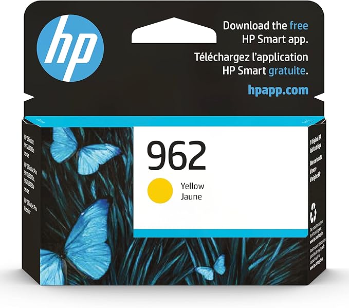 HP 962 Yellow Ink Cartridge | Works by HP
