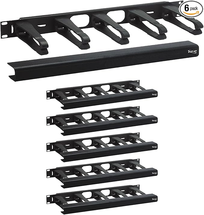 ICC 1U Ring Cable Manager Panel by ICC